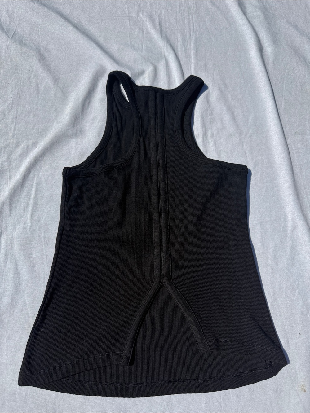 Modern Citizen Black Ribbed Racerback Tank - Picture 3 of 3